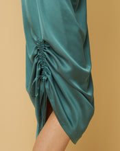 Load image into Gallery viewer, Aquamarine Dress with Underneath Top and Drawstring